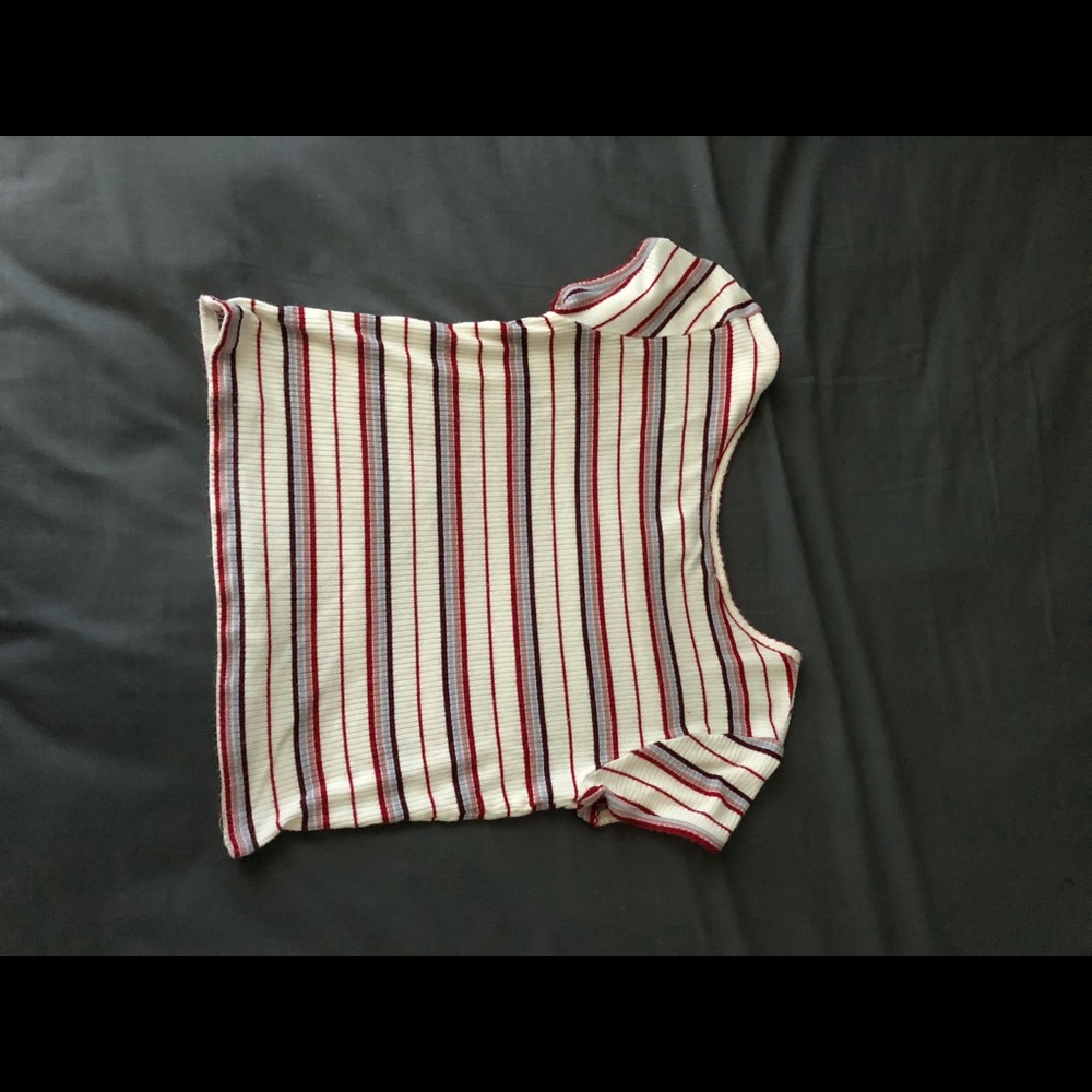 Casual striped tee. - Picture 2 of 2